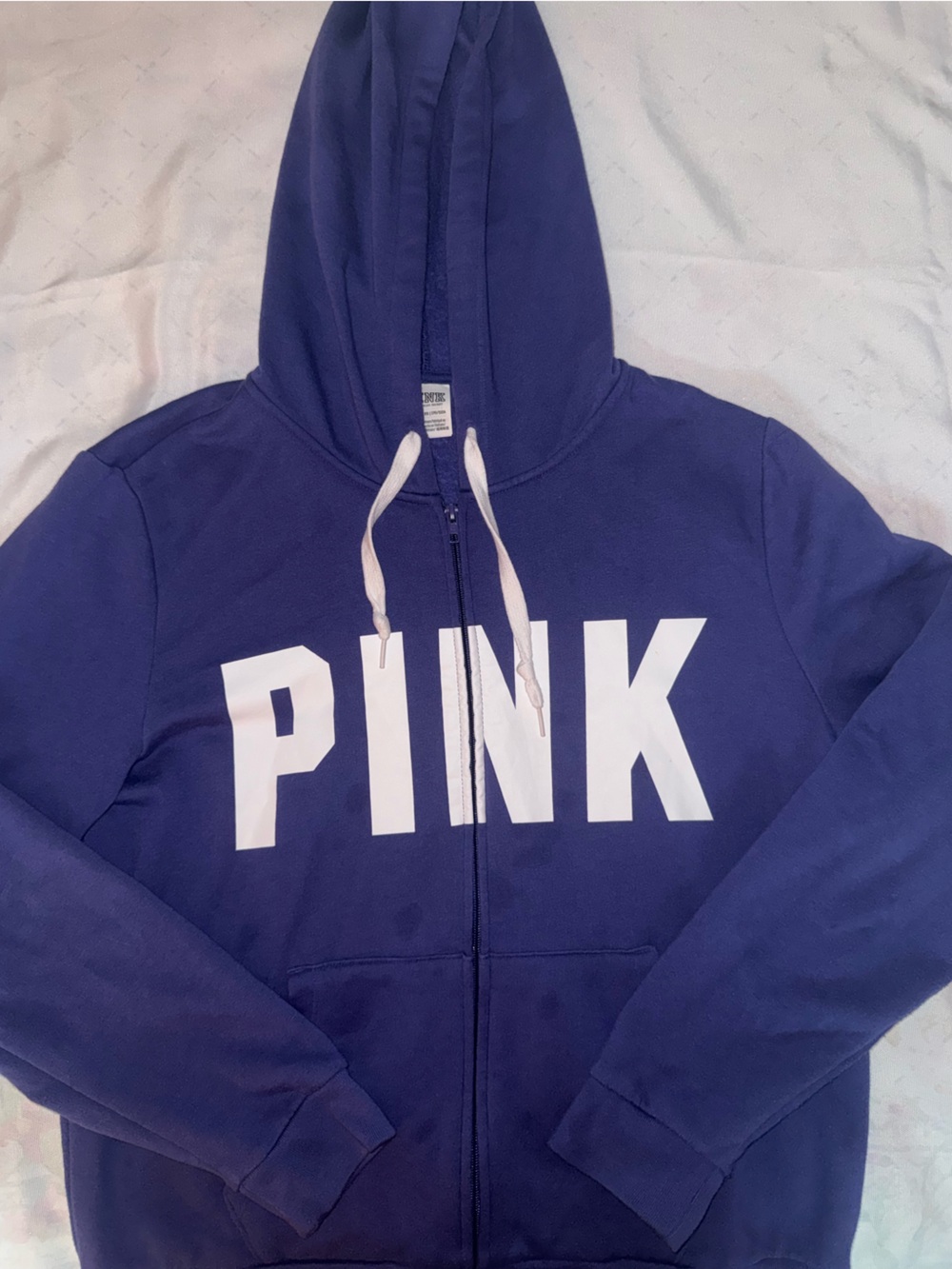 PINK Victoria's Secret Hoodie with White Logo